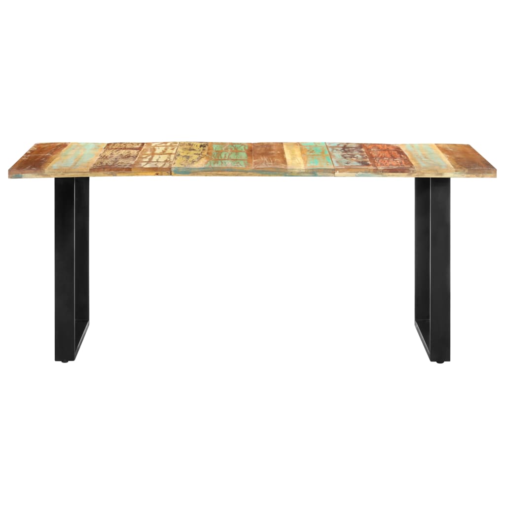 Ruokapöytä 180x90x76 cm täysi kierrätetty puu - Sisustajankoti.fi