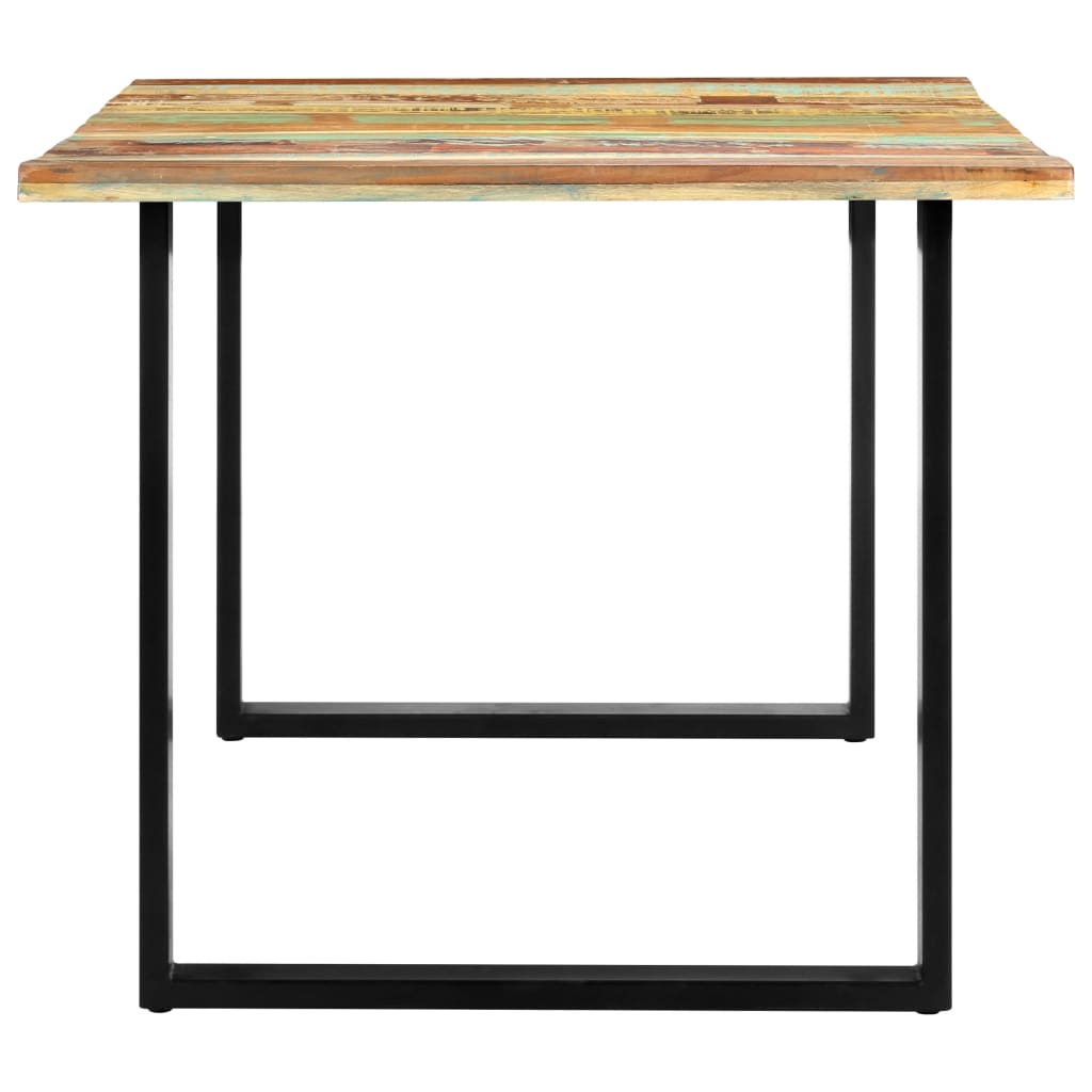 Ruokapöytä 180x90x76 cm täysi kierrätetty puu - Sisustajankoti.fi