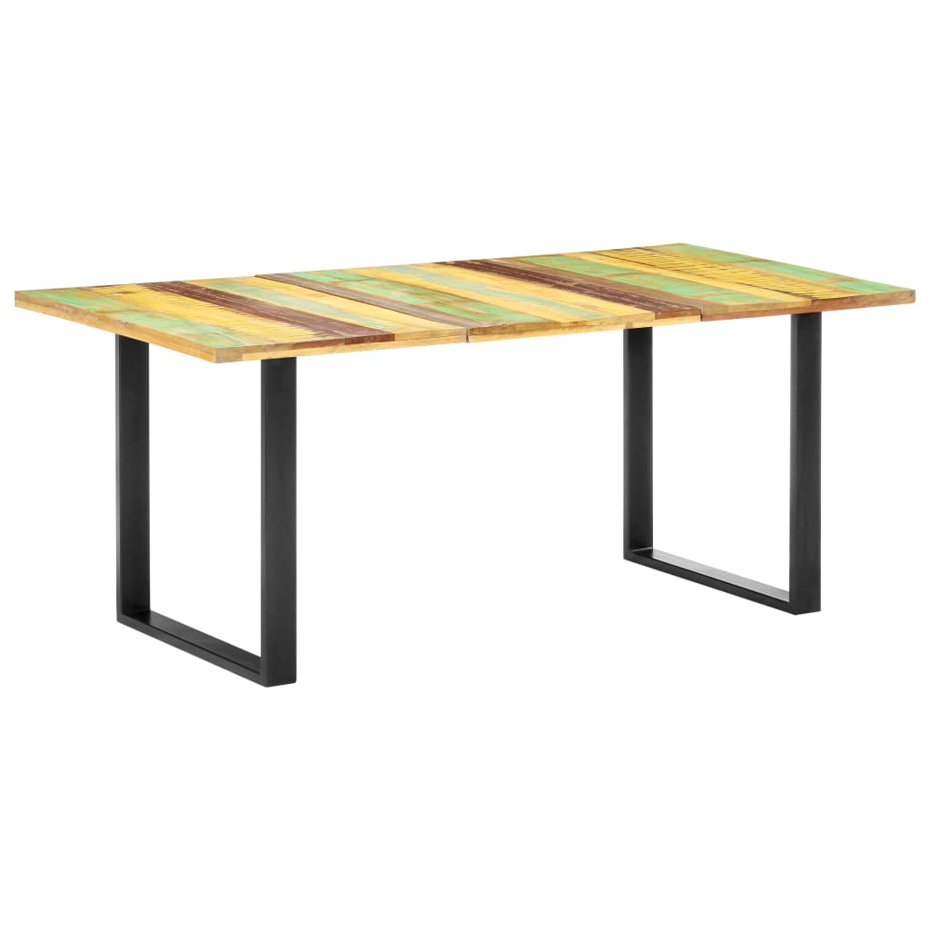 Ruokapöytä 180x90x76 cm täysi kierrätetty puu - Sisustajankoti.fi