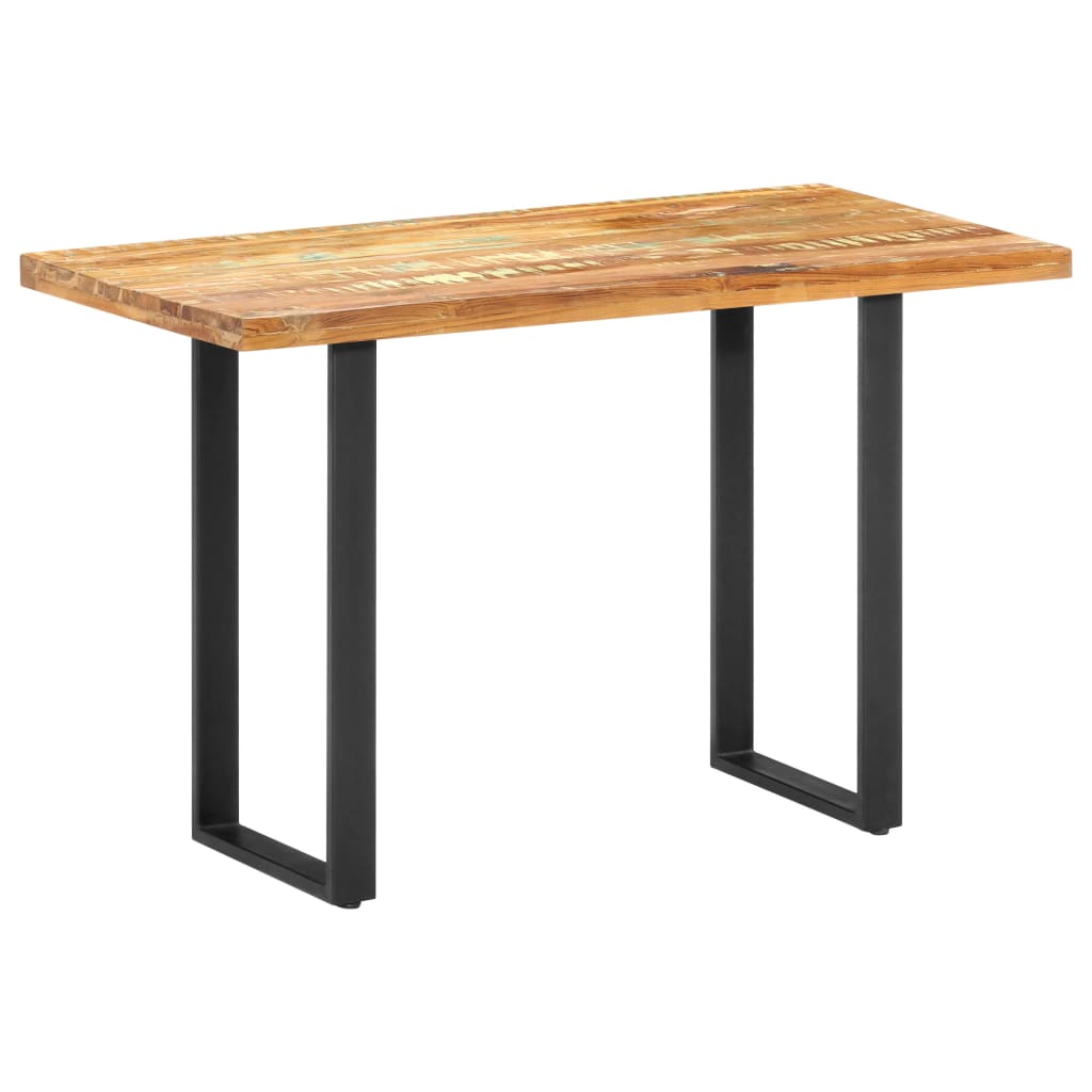 Ruokapöytä 120x60x76 cm täysi kierrätetty puu - Sisustajankoti.fi