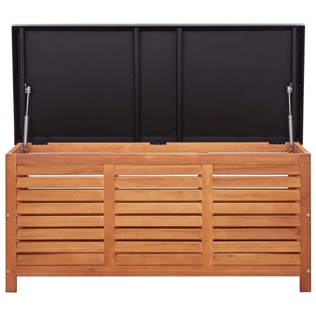 Puutarhan varastolaatikko 117x50x55 cm täysi eukalyptuspuu - Sisustajankoti.fi