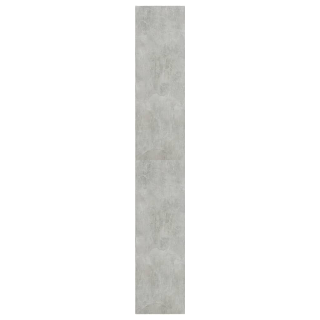 5-tasoinen kirjahylly betoninharmaa 60x30x189 cm - Sisustajankoti.fi