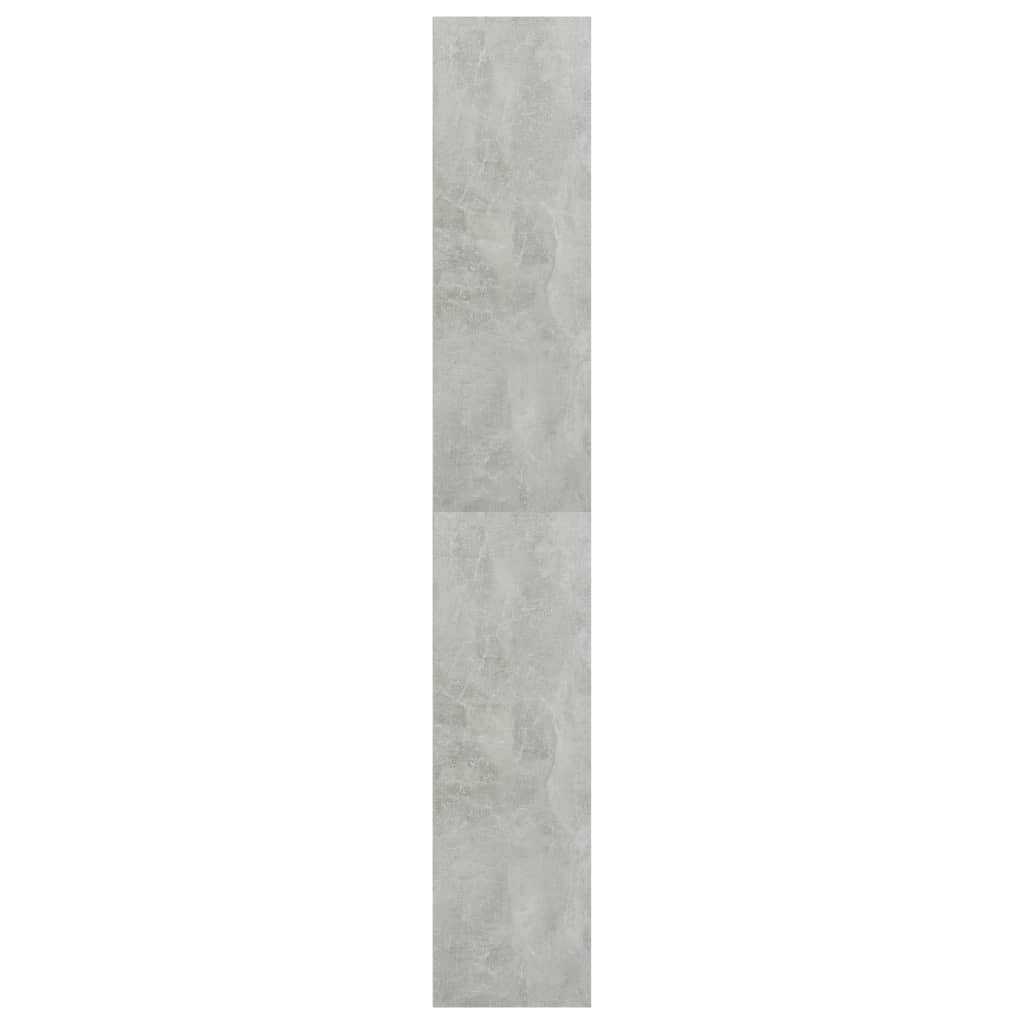 5-tasoinen kirjahylly betoninharmaa 80x30x189 cm - Sisustajankoti.fi