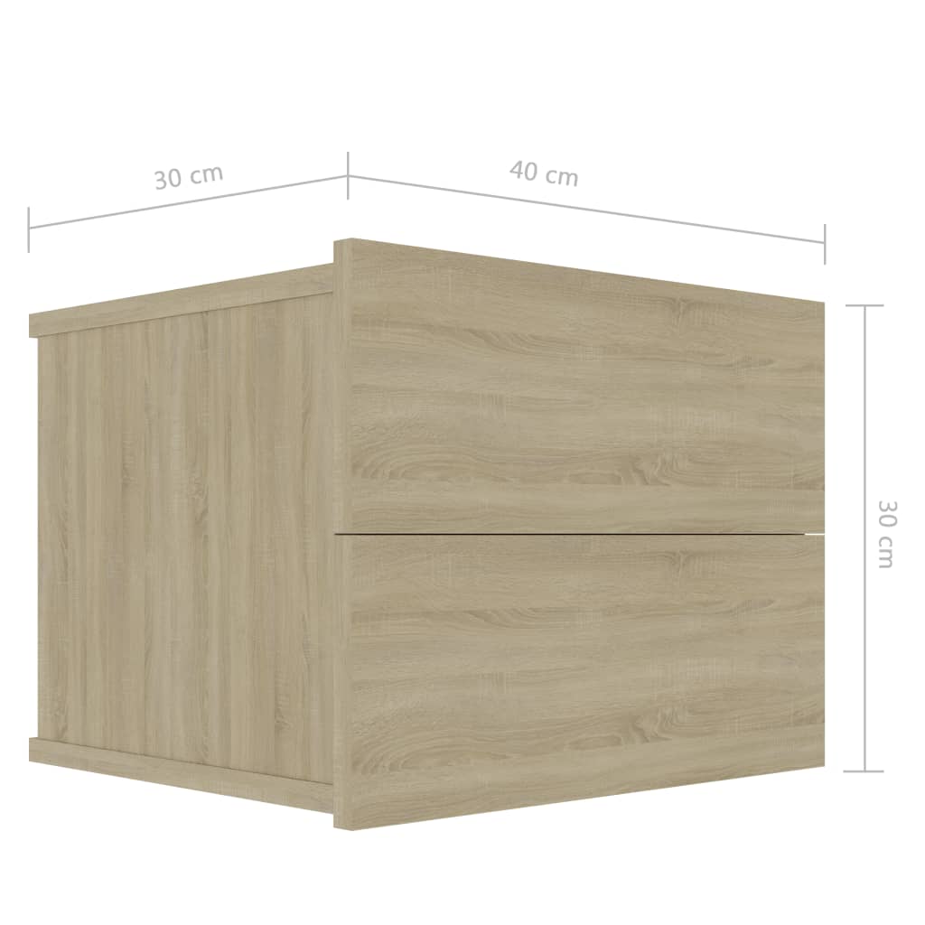 Yöpöytä sonoma tammi 40x30x30 cm - Sisustajankoti.fi