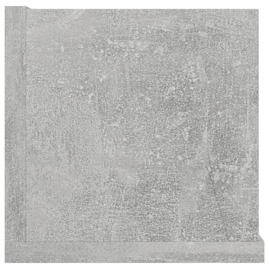 CD-seinähylly betoninharmaa 100x18x18 cm - Sisustajankoti.fi