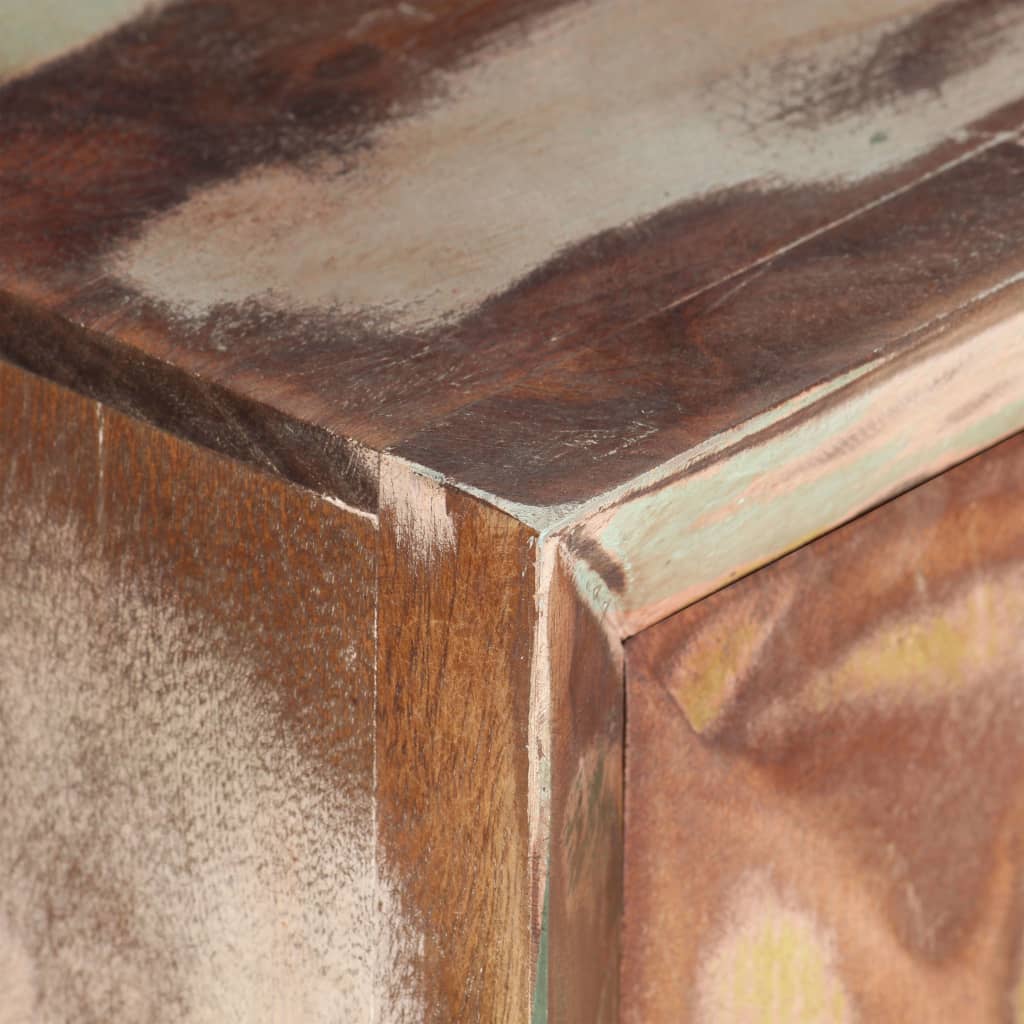 Sivukaappi 70x35x75 cm täysi kierrätetty puu - Sisustajankoti.fi