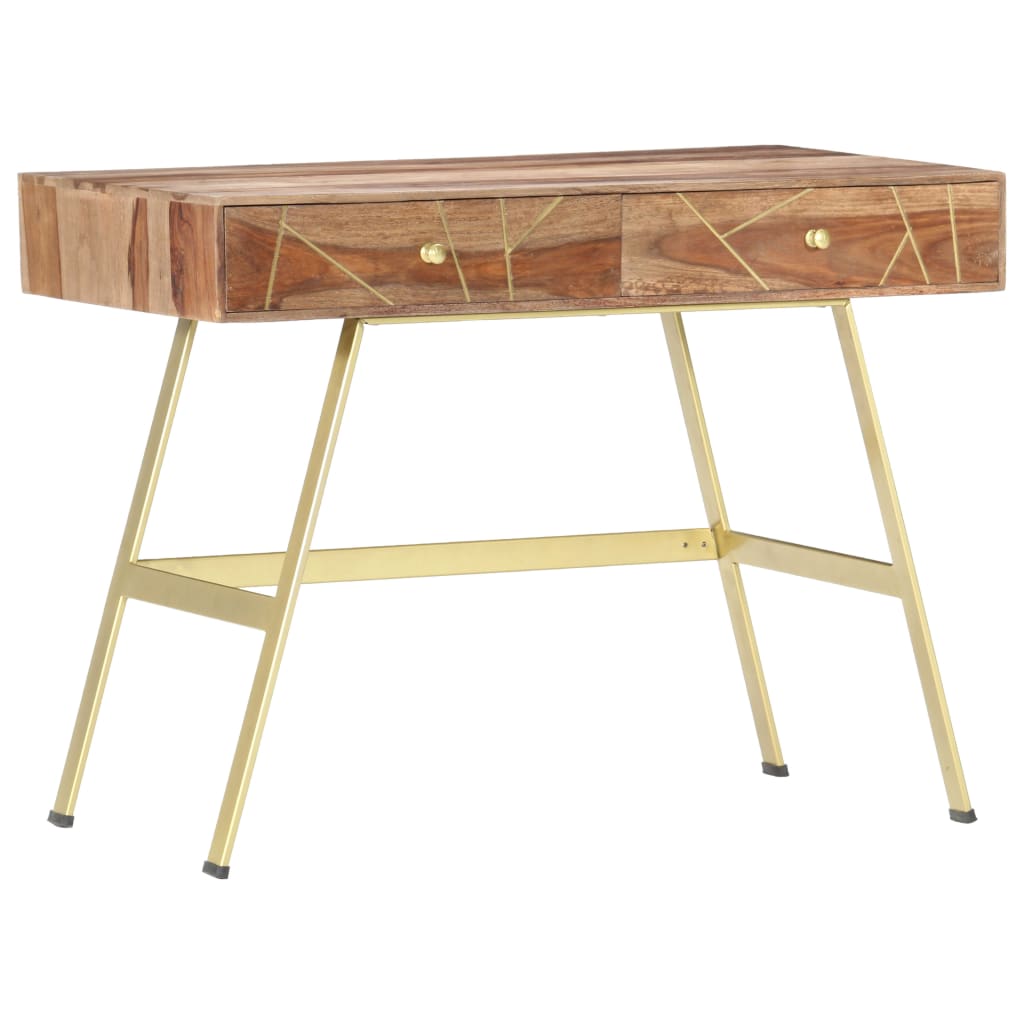 Kirjoituspöytä vetolaatikoilla 100x55x75 cm täysi seesampuu - Sisustajankoti.fi