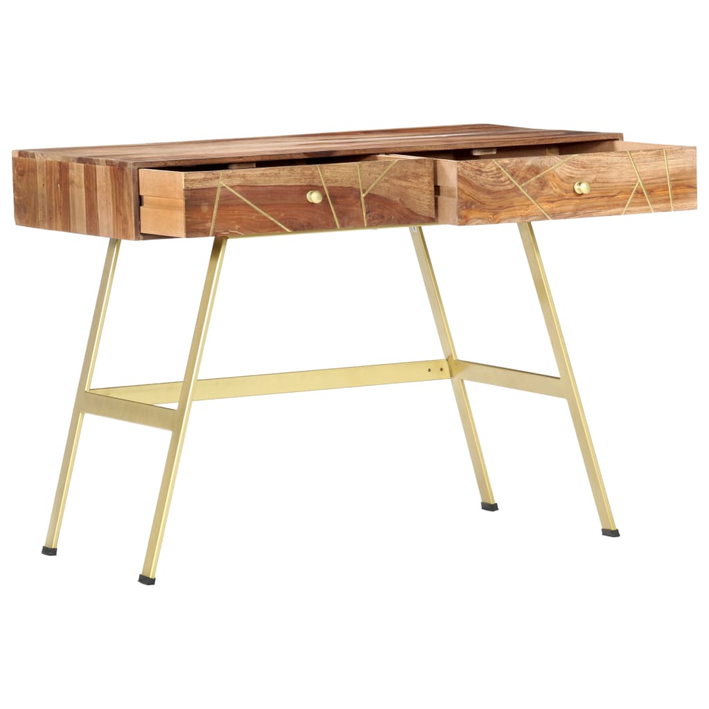 Kirjoituspöytä vetolaatikoilla 100x55x75 cm täysi seesampuu - Sisustajankoti.fi