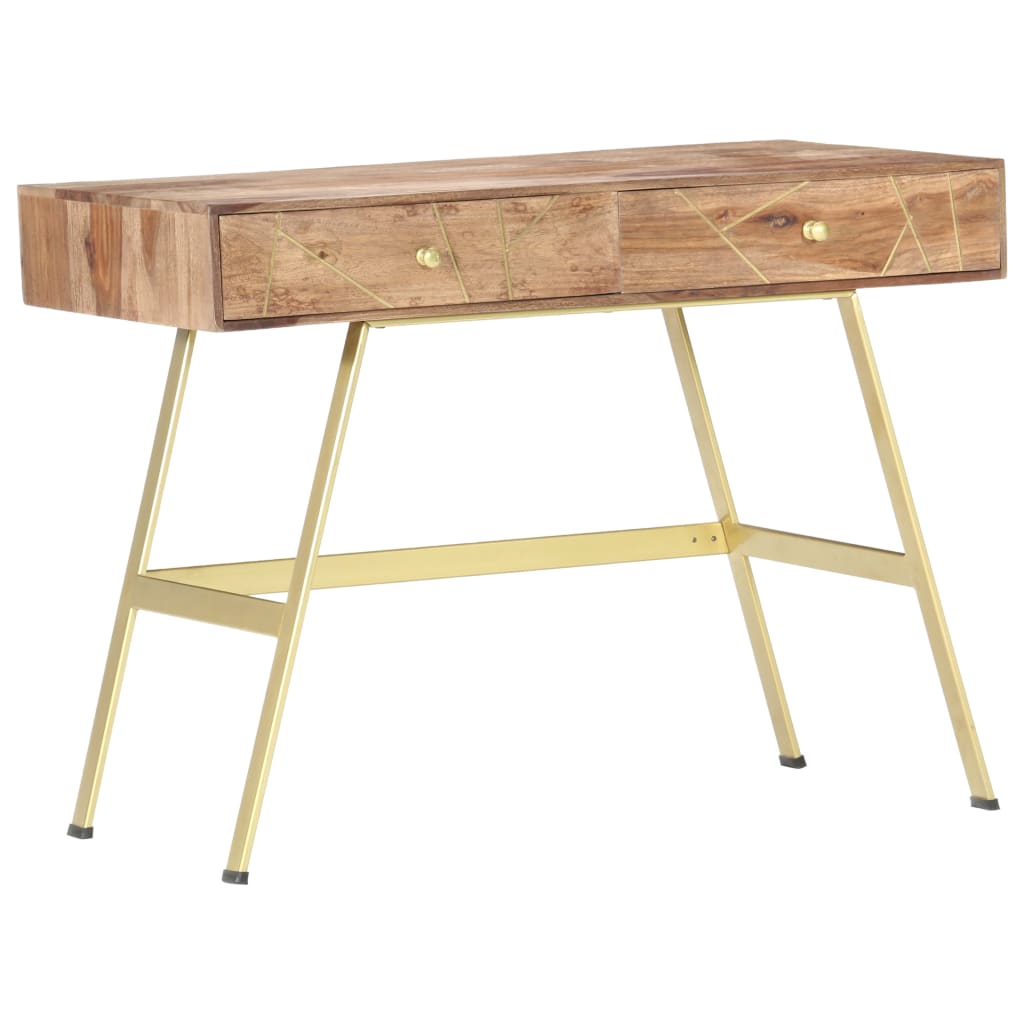 Kirjoituspöytä vetolaatikoilla 100x55x75 cm täysi seesampuu - Sisustajankoti.fi