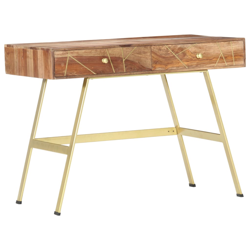 Kirjoituspöytä vetolaatikoilla 100x55x75 cm täysi seesampuu - Sisustajankoti.fi