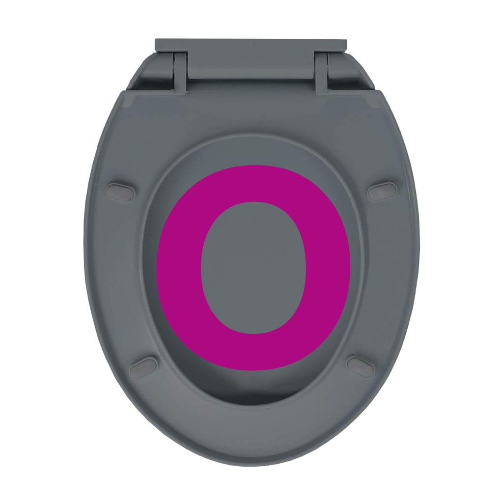 WC-istuin pehmeästi sulkeutuva harmaa soikea - Sisustajankoti.fi