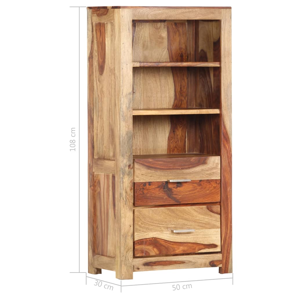 Hylly 50x30x108 cm täysi seesampuu - Sisustajankoti.fi