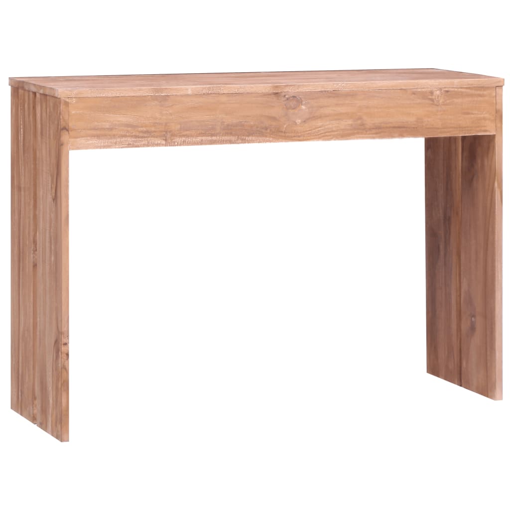 Konsolipöytä 110x35x75 cm täysi tiikki - Sisustajankoti.fi