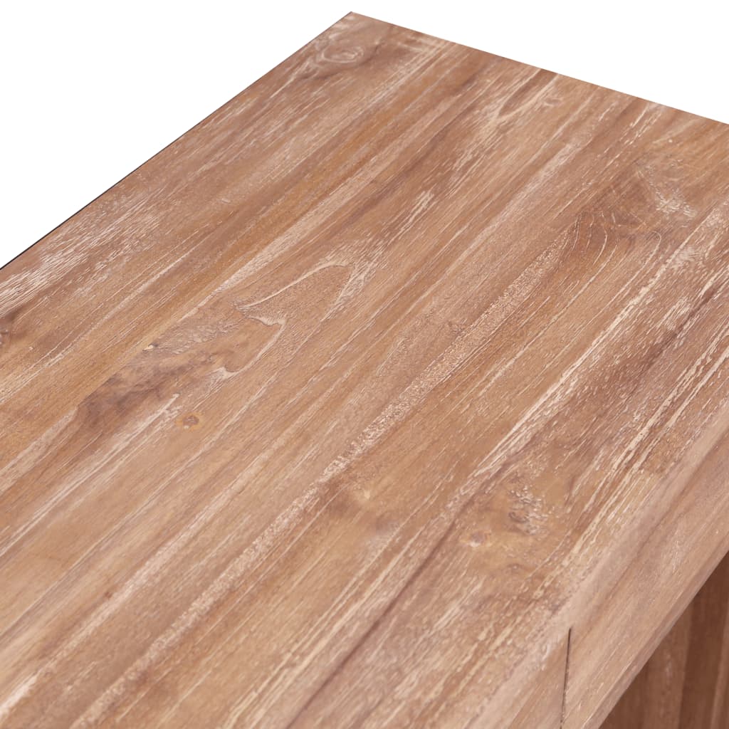 Konsolipöytä 110x35x75 cm täysi tiikki - Sisustajankoti.fi