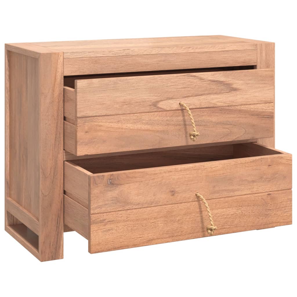 Senkki 80x35x60 cm täysi tiikki - Sisustajankoti.fi