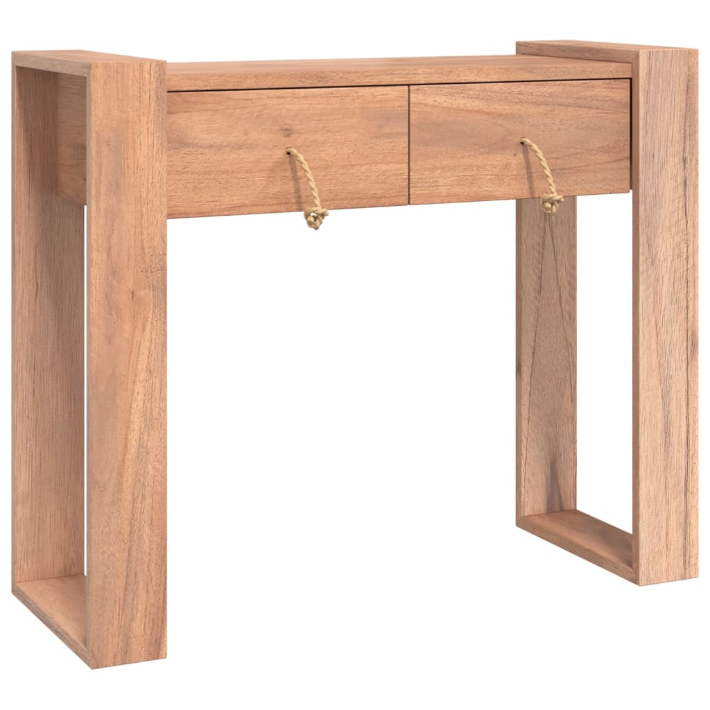 Konsolipöytä 90x35x75 cm täysi tiikki - Sisustajankoti.fi
