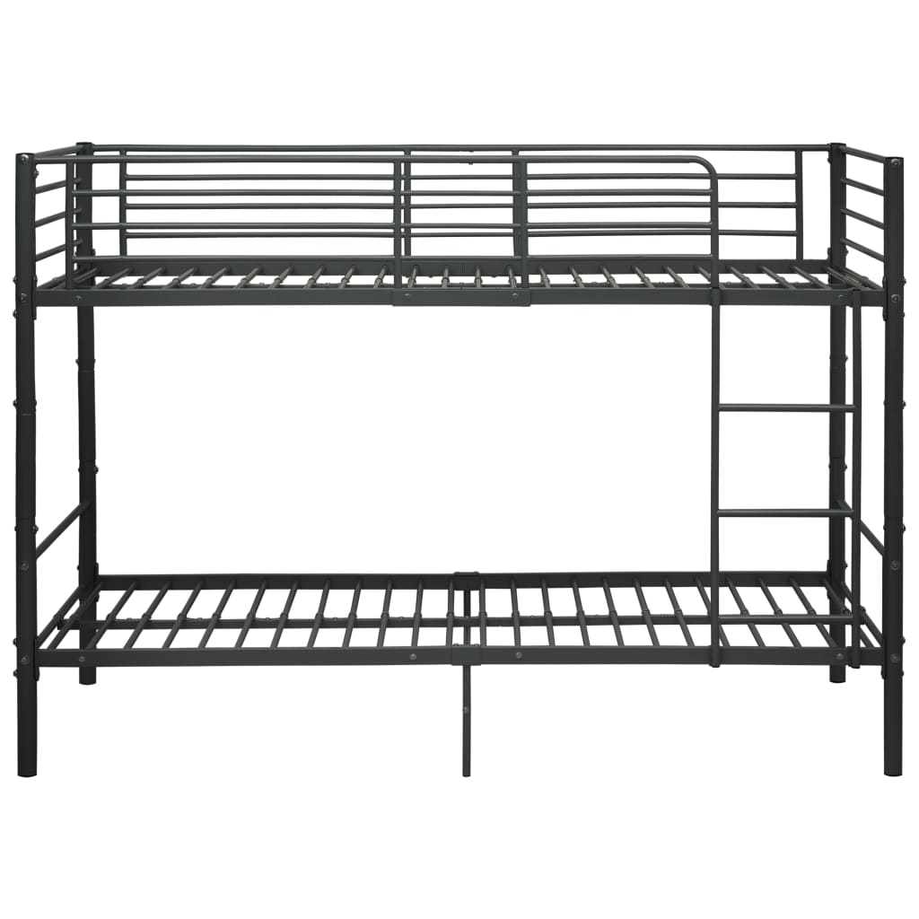 Kerrossänky musta metalli 90x200 cm - Sisustajankoti.fi