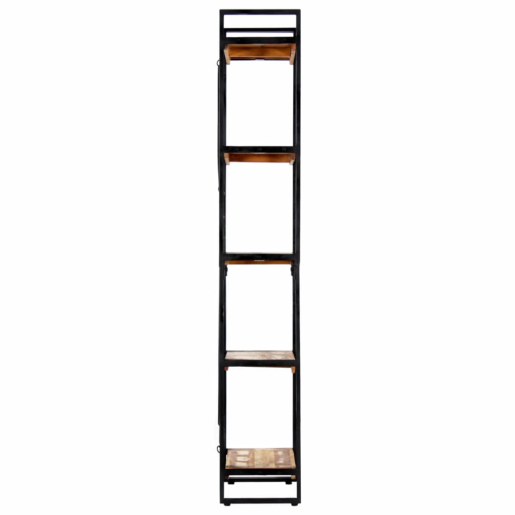 Kirjahylly 5 tasoa 60x30x180 cm kierrätetty puu - Sisustajankoti.fi