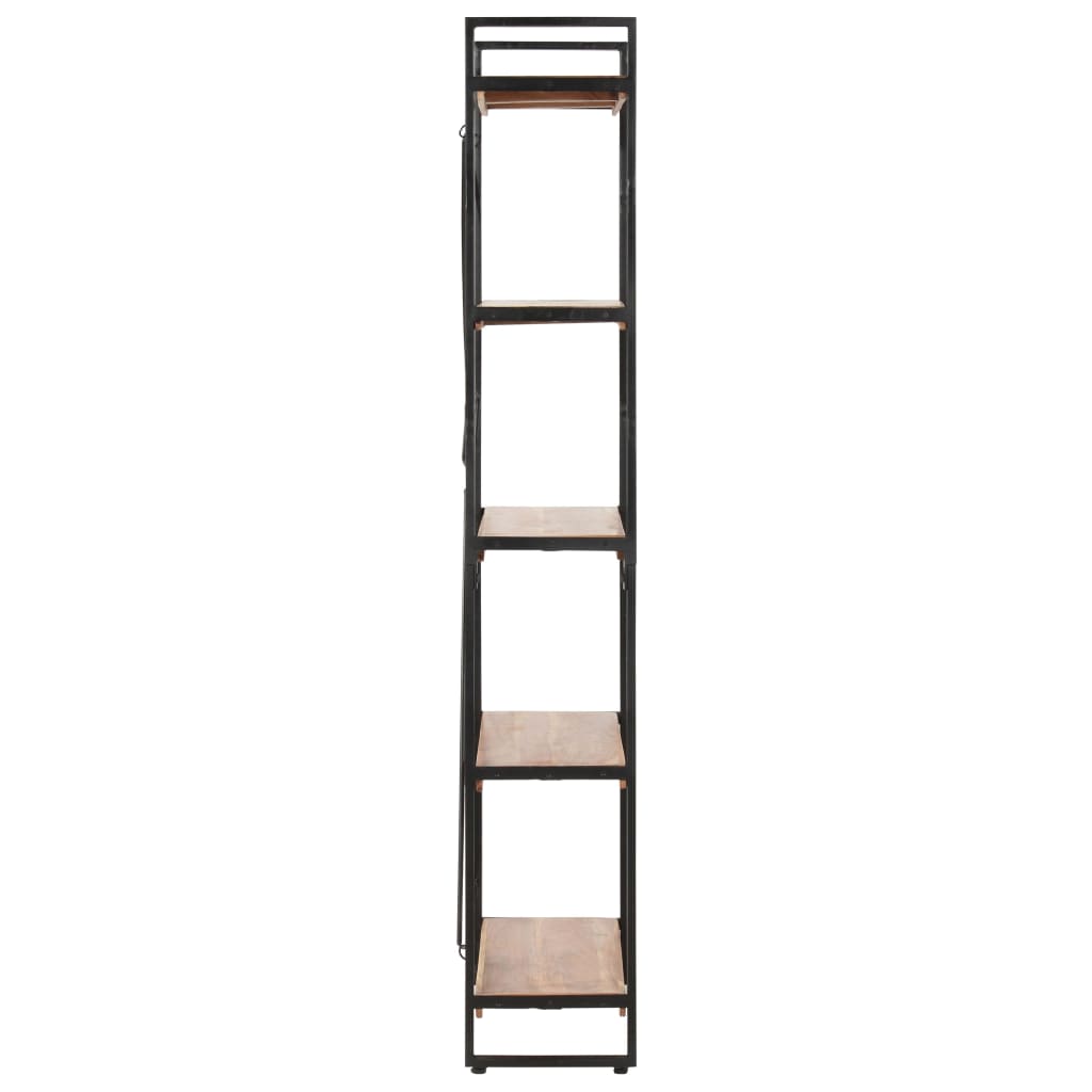5-tasoinen kirjahylly 60x30x180 cm täysi akaasiapuu - Sisustajankoti.fi