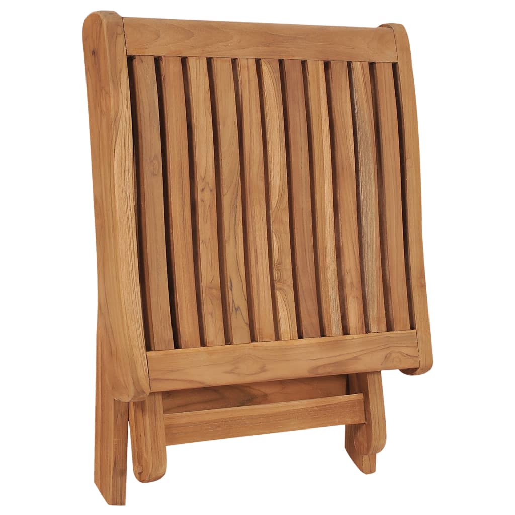 Kokoontaittuva rahi 46,5x49x41,5 cm täysi tiikki - Sisustajankoti.fi
