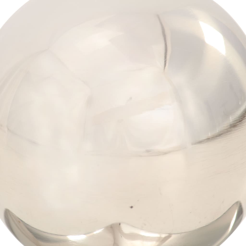 Pallon muotoiset tolpan kärjet 6 kpl ruostumaton teräs 81x81 mm - Sisustajankoti.fi