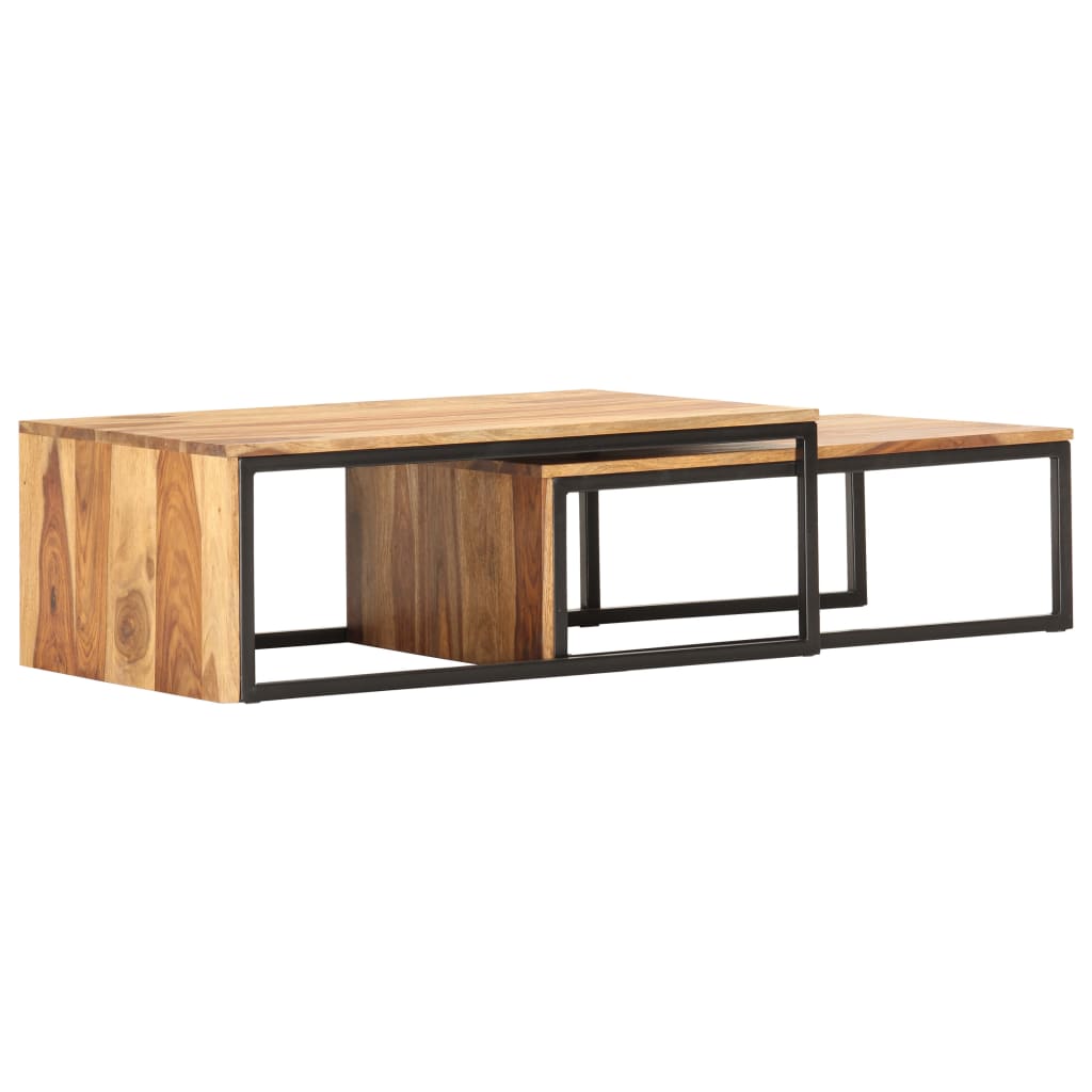 Sivupöytäsarja 2 kpl täysi seesampuu - Sisustajankoti.fi