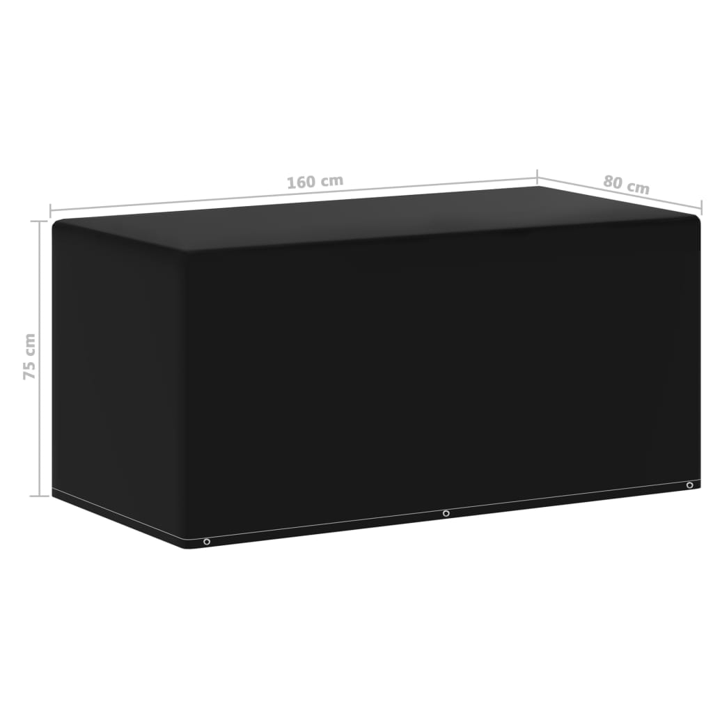 Puutarhakalusteiden suoja 6 purjerengasta 160x80x75 cm - Sisustajankoti.fi