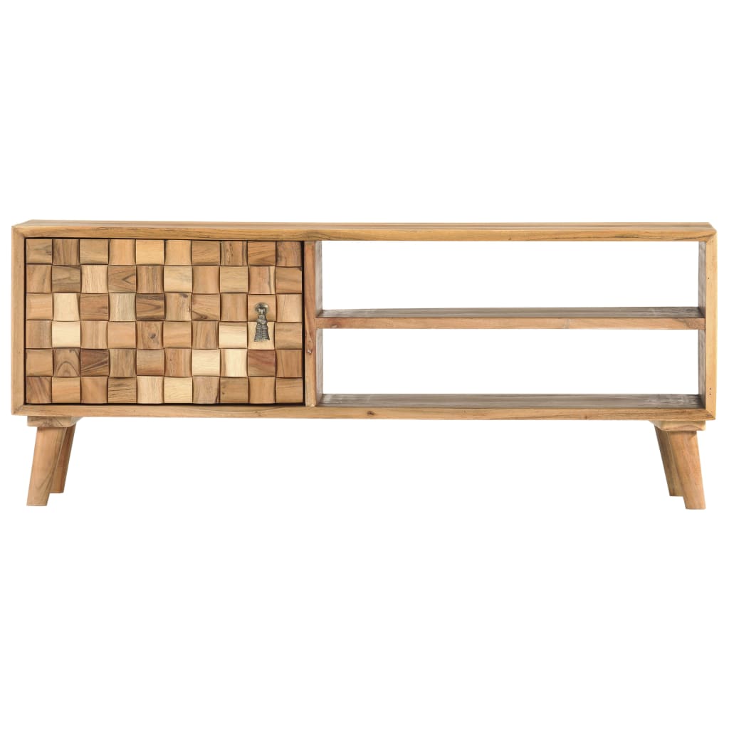 TV-taso 100x35x40 cm täysi akaasiapuu - Sisustajankoti.fi