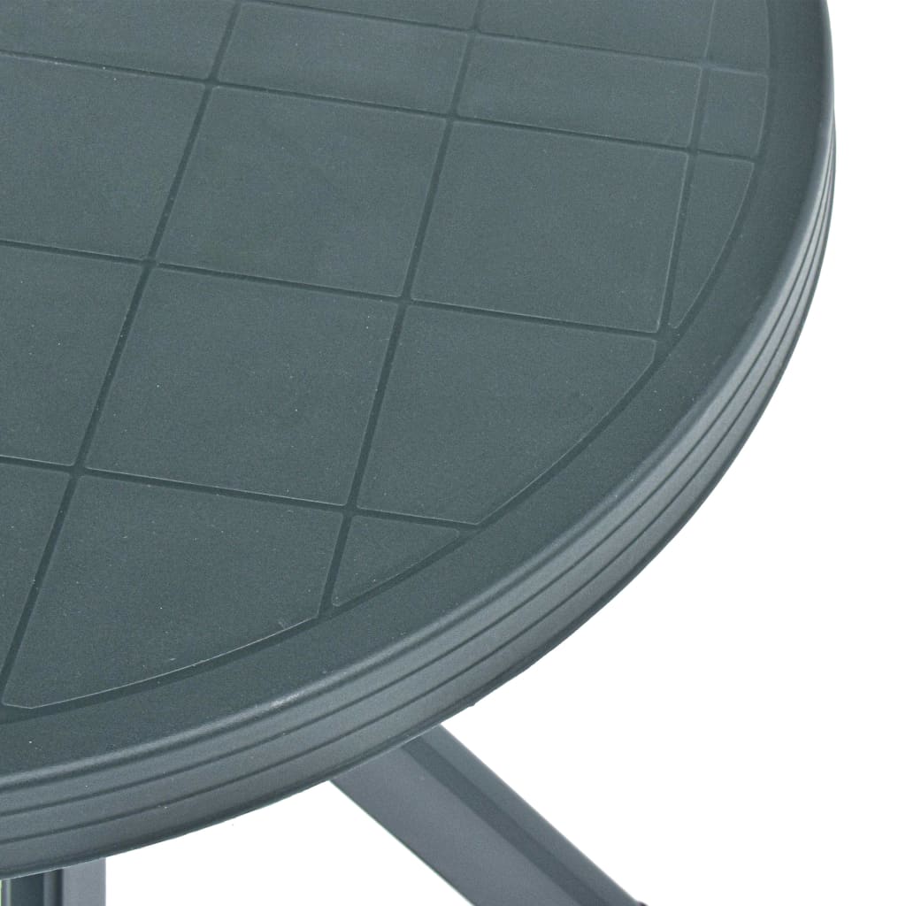 Bistropöytä vihreä Ø70 cm muovi - Sisustajankoti.fi