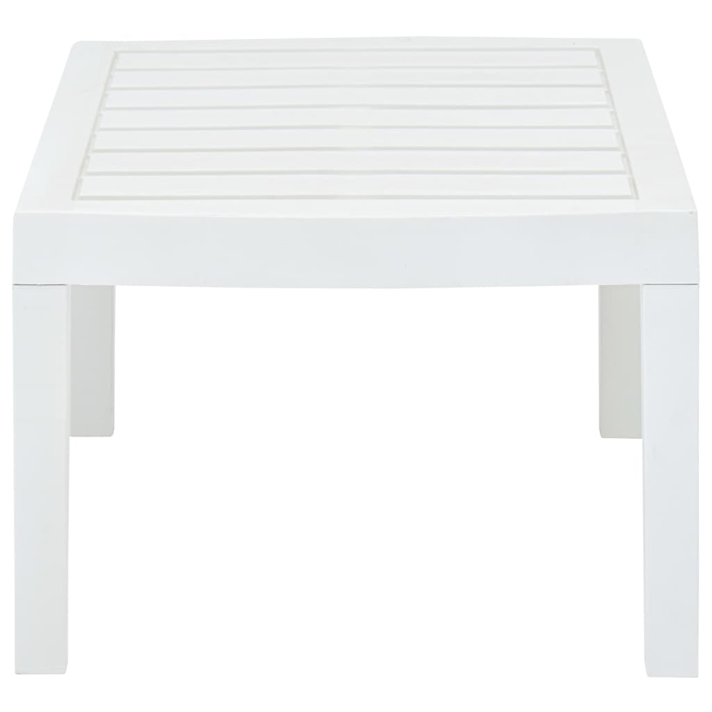 Ulkopöytä valkoinen 78x55x38 cm muovi - Sisustajankoti.fi