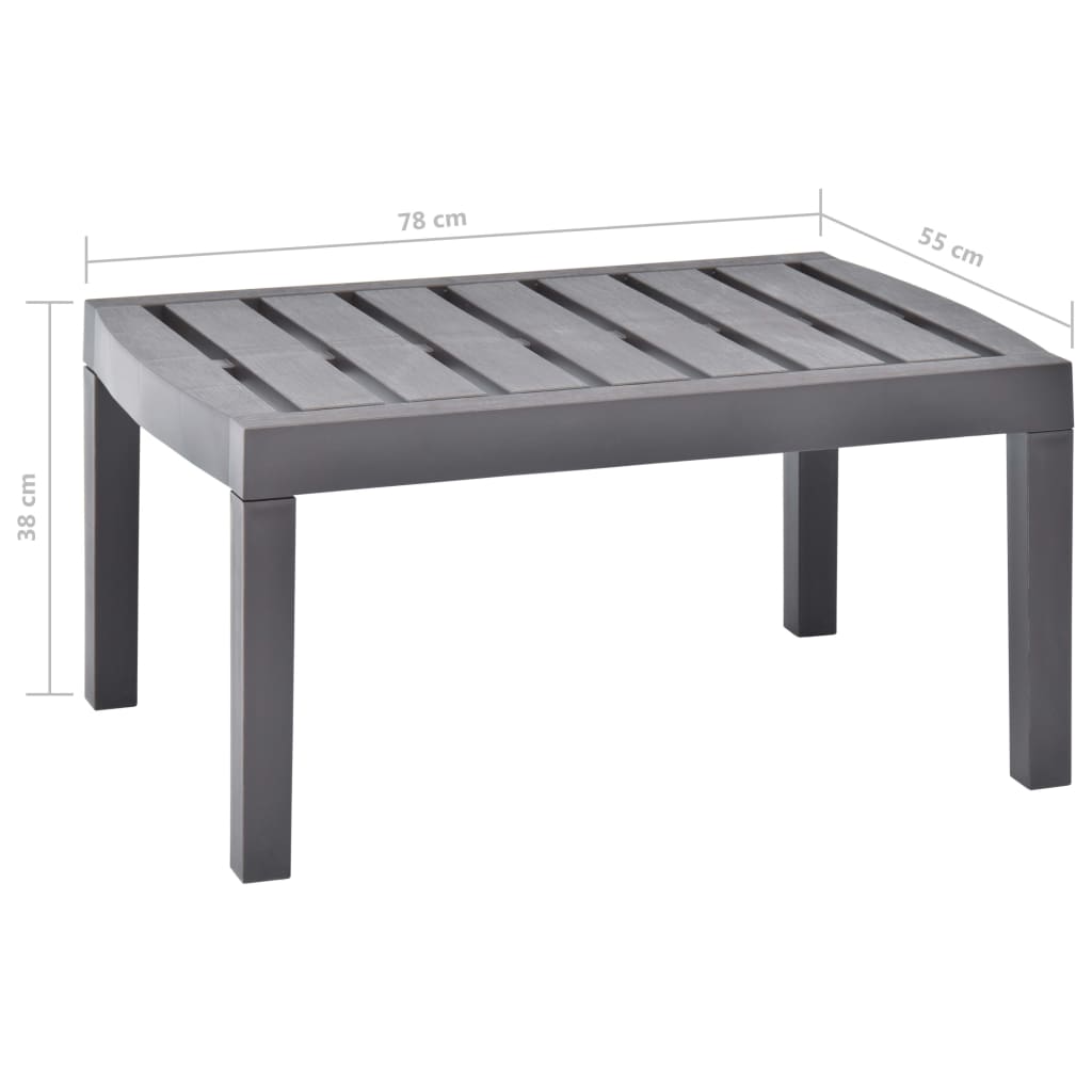 Ulkopöytä mokka 78x55x38 cm muovi - Sisustajankoti.fi