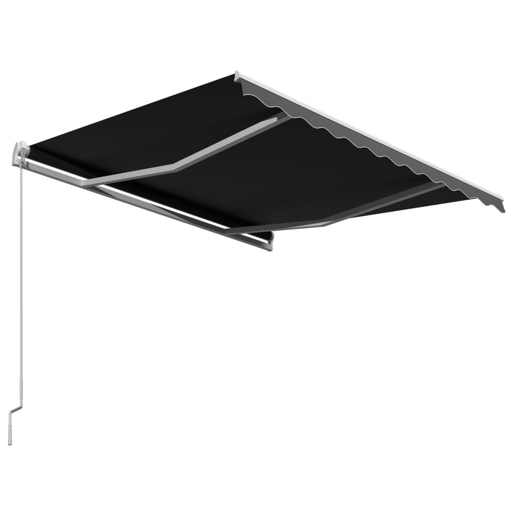 Manuaalisesti sisäänkelattava markiisi 300x250 cm antrasiitti - Sisustajankoti.fi