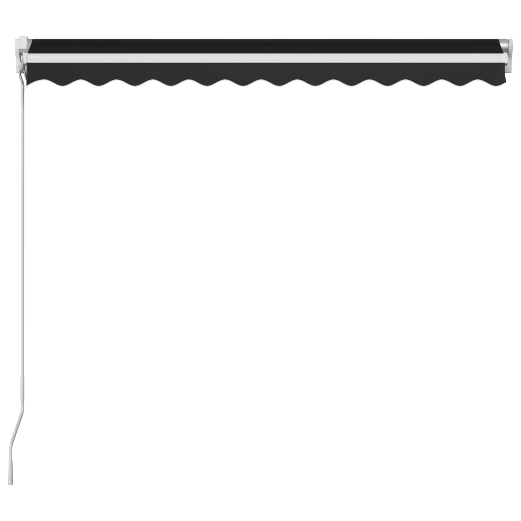 Manuaalisesti sisäänkelattava markiisi 300x250 cm antrasiitti - Sisustajankoti.fi