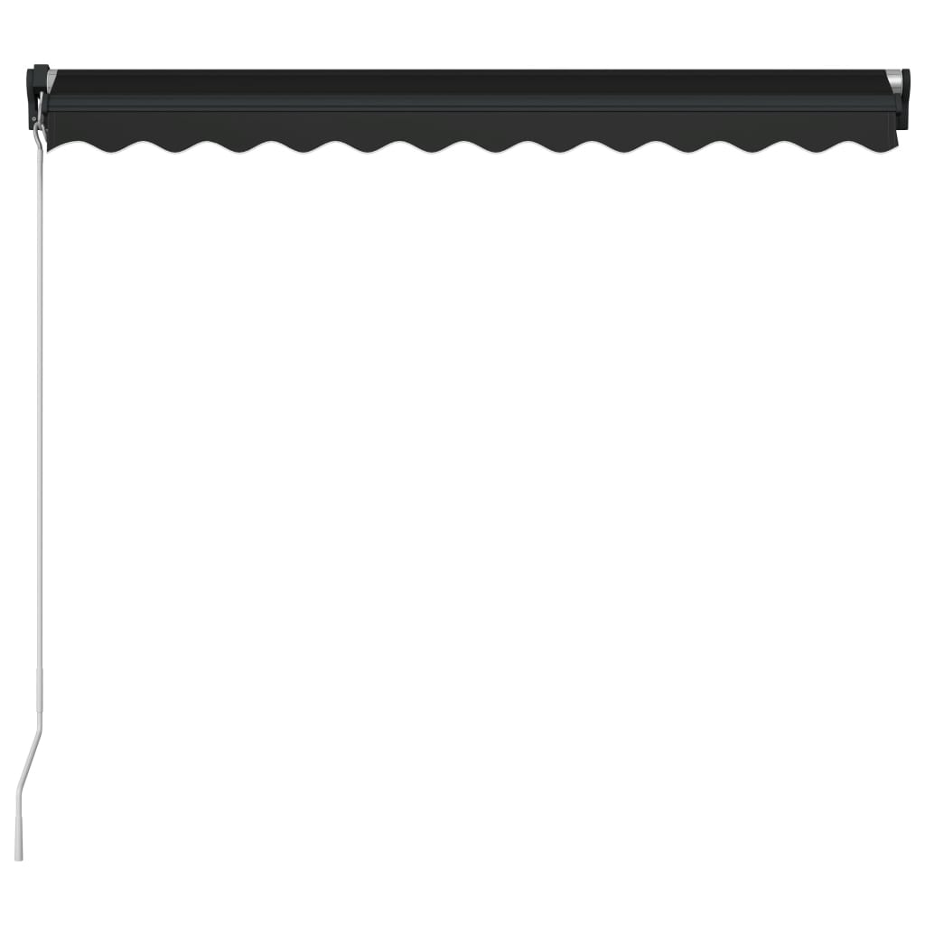 Manuaalisesti sisäänkelattava markiisi 300x250 cm antrasiitti - Sisustajankoti.fi
