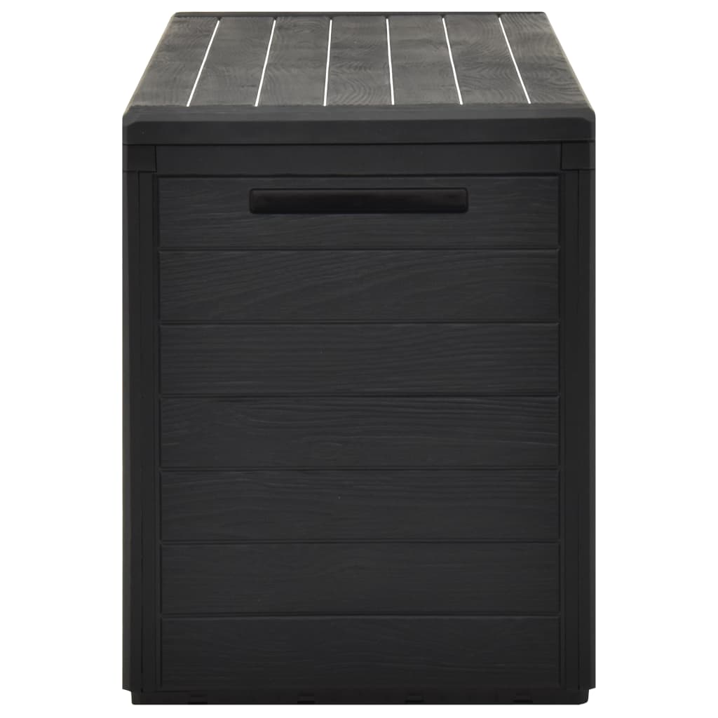 Puutarhan varastoarkku antrasiitti 116x44x55 cm - Sisustajankoti.fi