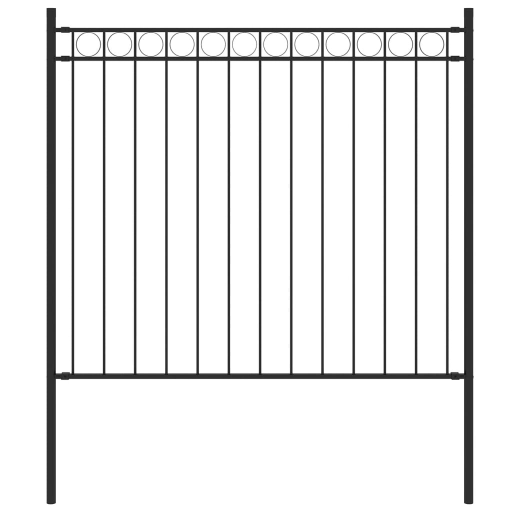 Puutarha-aita teräs 1,7x0,8 m musta - Sisustajankoti.fi
