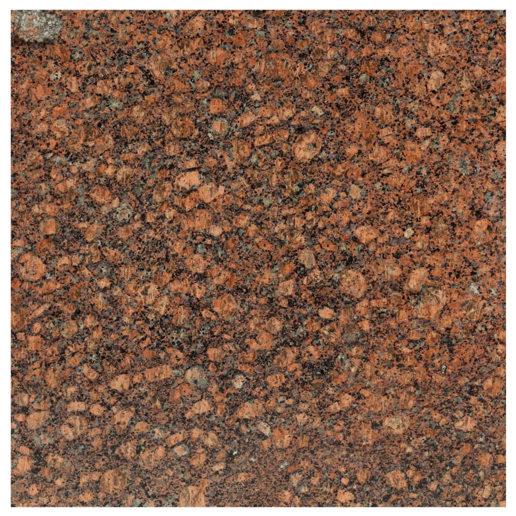 Sohvapöytä punainen 60x60x35 cm aito kivi marmorikuviolla - Sisustajankoti.fi