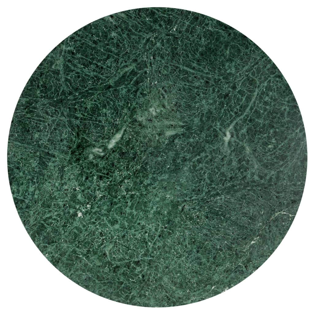 Sohvapöytä vihreä 60x60x35 cm aito kivi marmorikuviolla - Sisustajankoti.fi