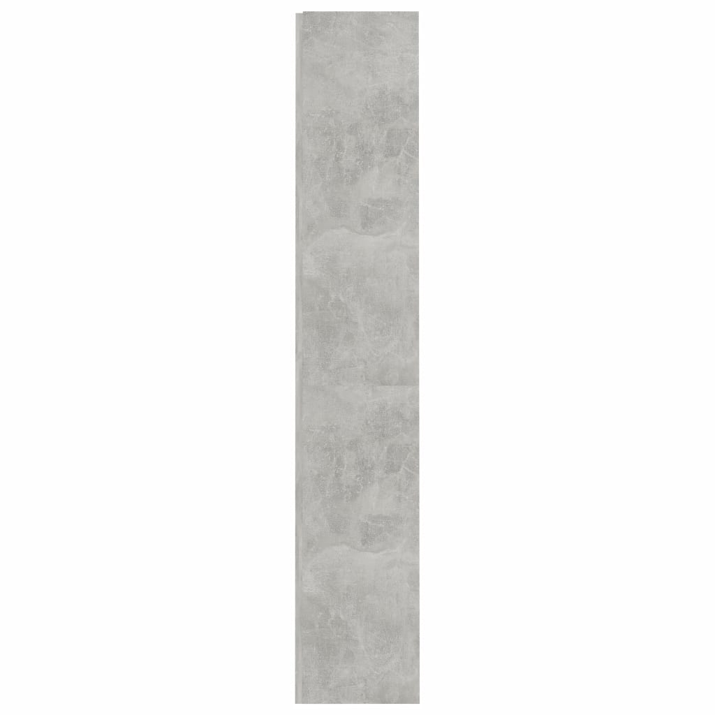 4-tasoinen kirjahylly betoninharmaa 60x24x142 cm - Sisustajankoti.fi