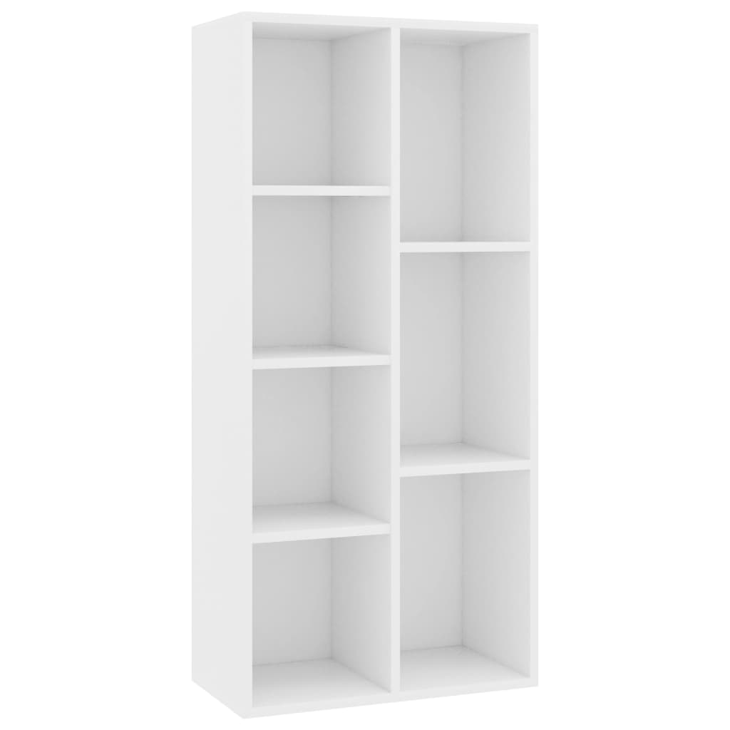 Kirjahylly valkoinen 50x25x106 cm - Sisustajankoti.fi