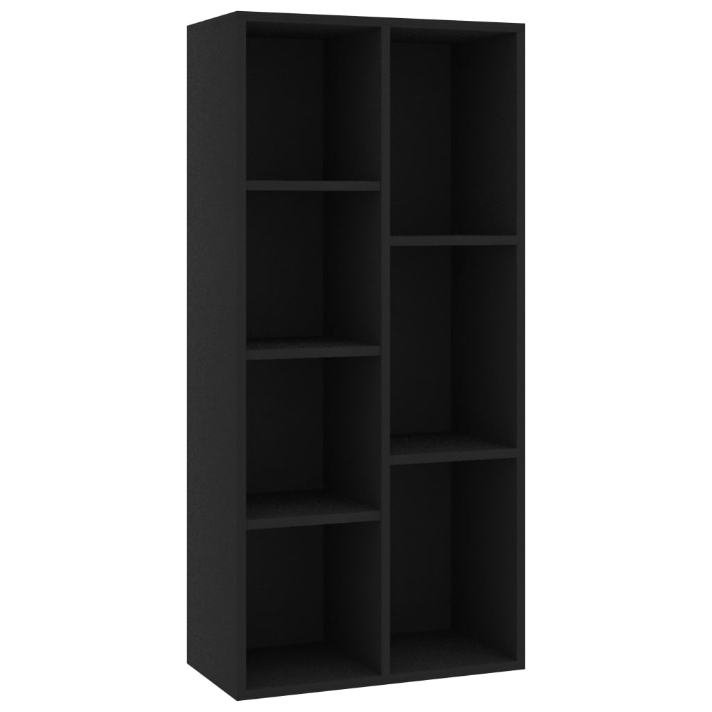 Kirjahylly musta 50x25x106 cm - Sisustajankoti.fi