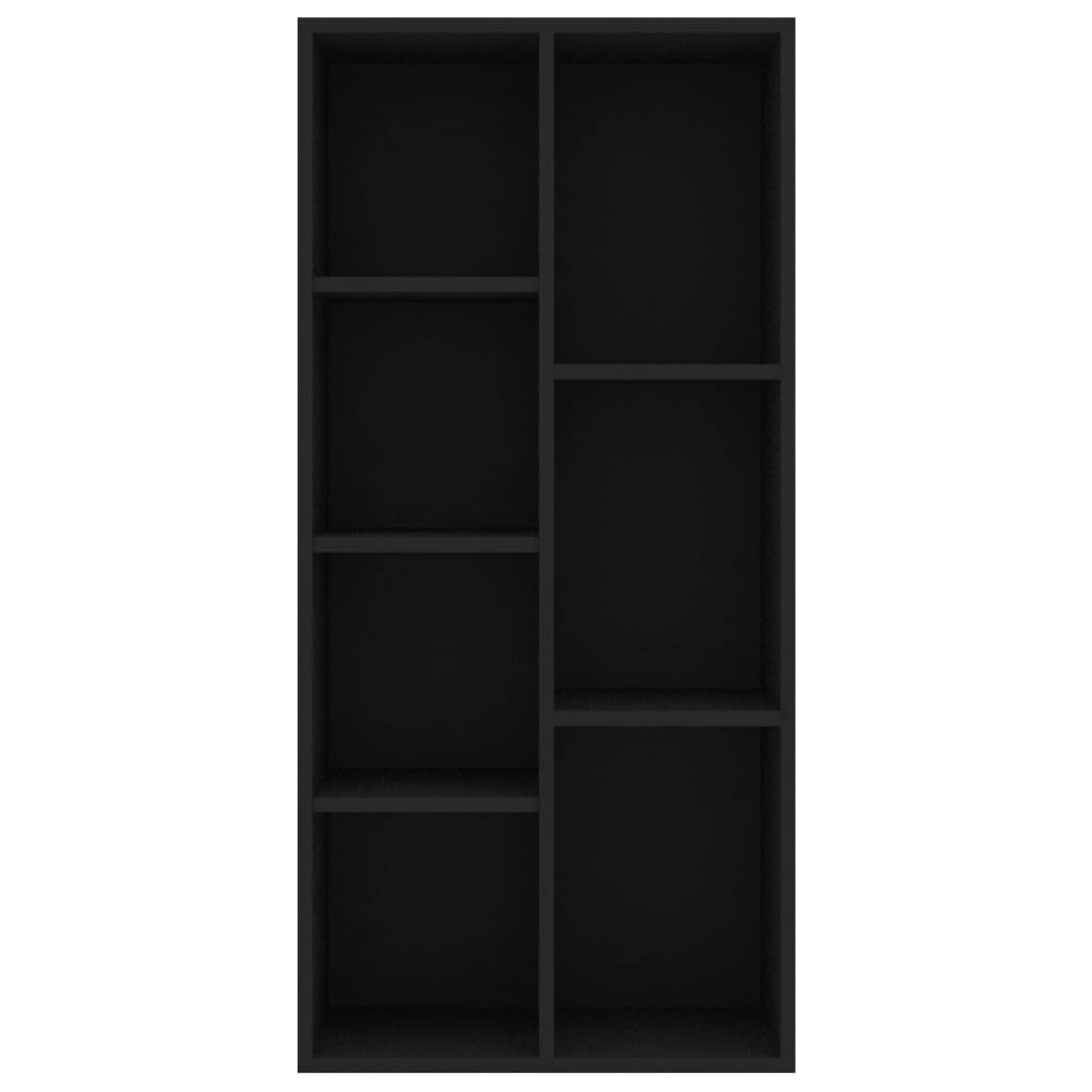 Kirjahylly musta 50x25x106 cm - Sisustajankoti.fi