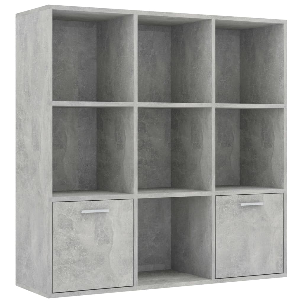 Kirjahylly betoninharmaa 98x30x98 cm - Sisustajankoti.fi