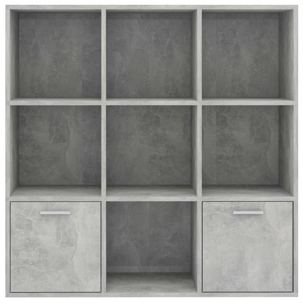 Kirjahylly betoninharmaa 98x30x98 cm - Sisustajankoti.fi