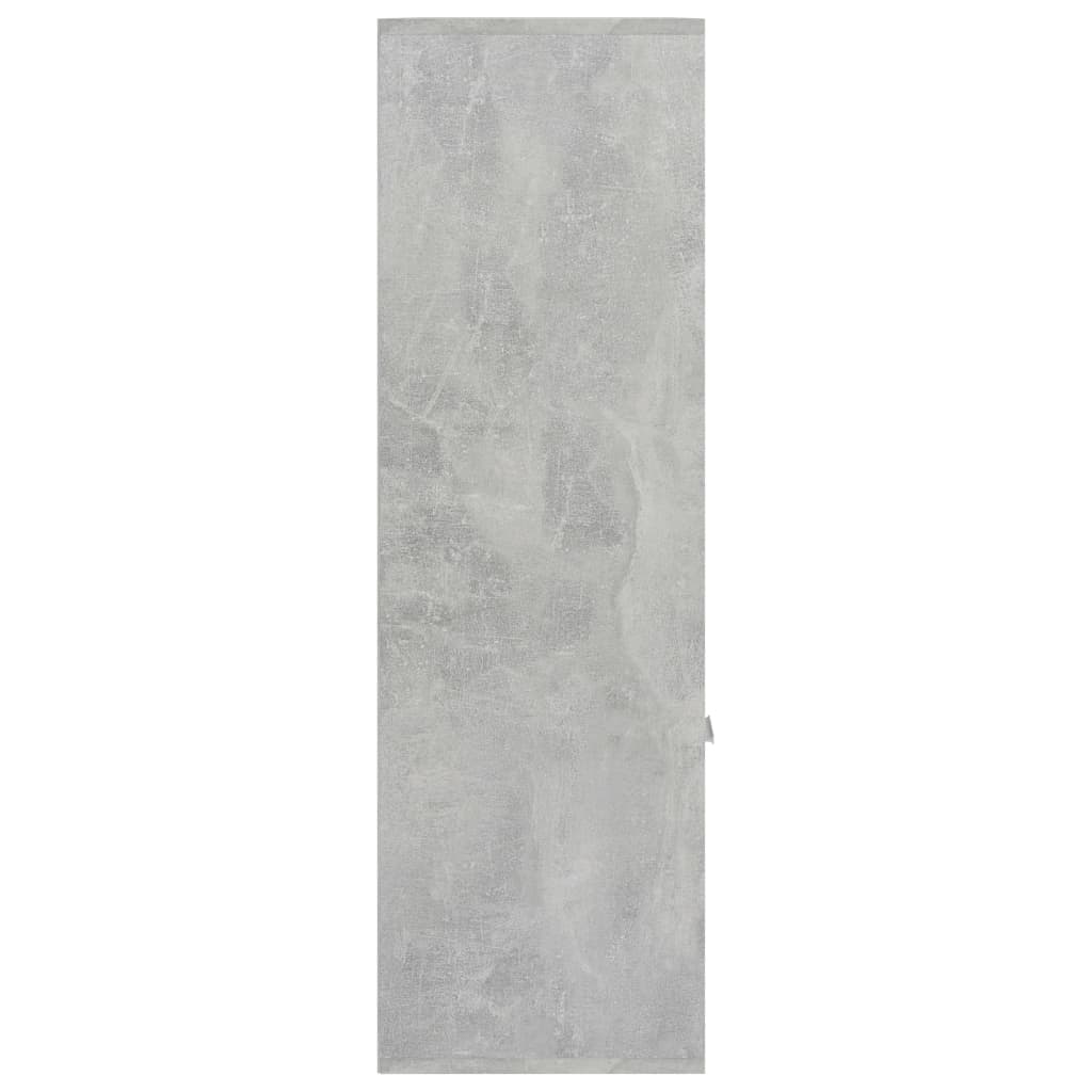 Kirjahylly betoninharmaa 98x30x98 cm - Sisustajankoti.fi