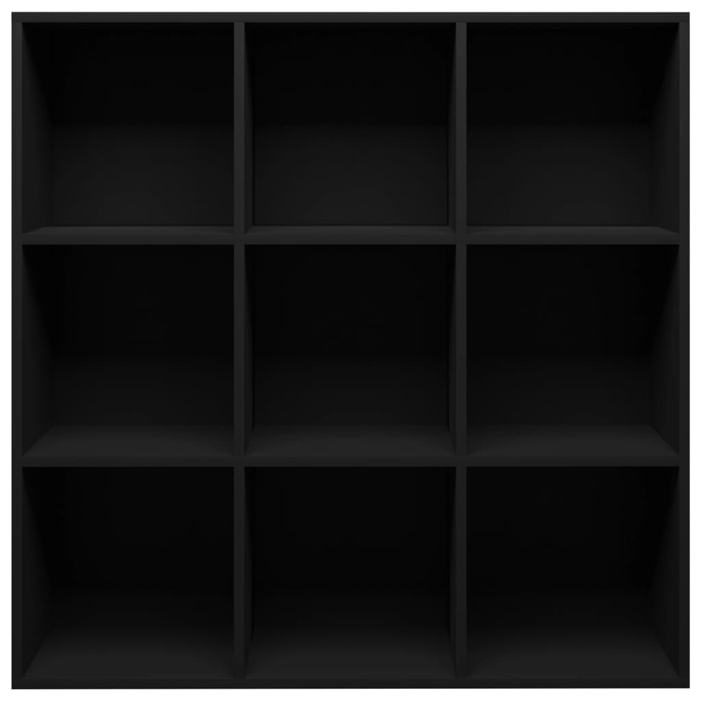 Kirjahylly musta 98x30x98 cm - Sisustajankoti.fi
