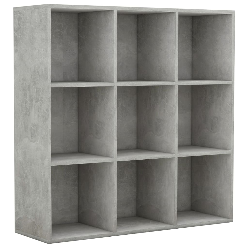 Kirjahylly betoninharmaa 98x30x98 cm - Sisustajankoti.fi