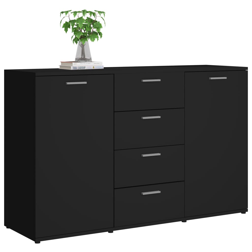 Senkki musta 120x35,5x75 cm - Sisustajankoti.fi