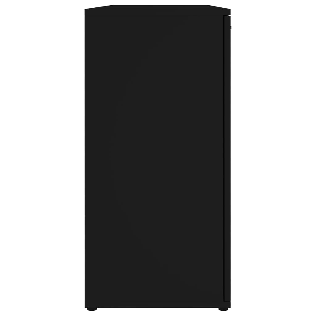 Senkki musta 120x35,5x75 cm - Sisustajankoti.fi