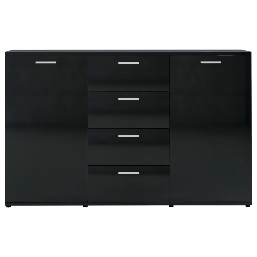 Senkki korkeakiilto musta 120x35,5x75 cm - Sisustajankoti.fi